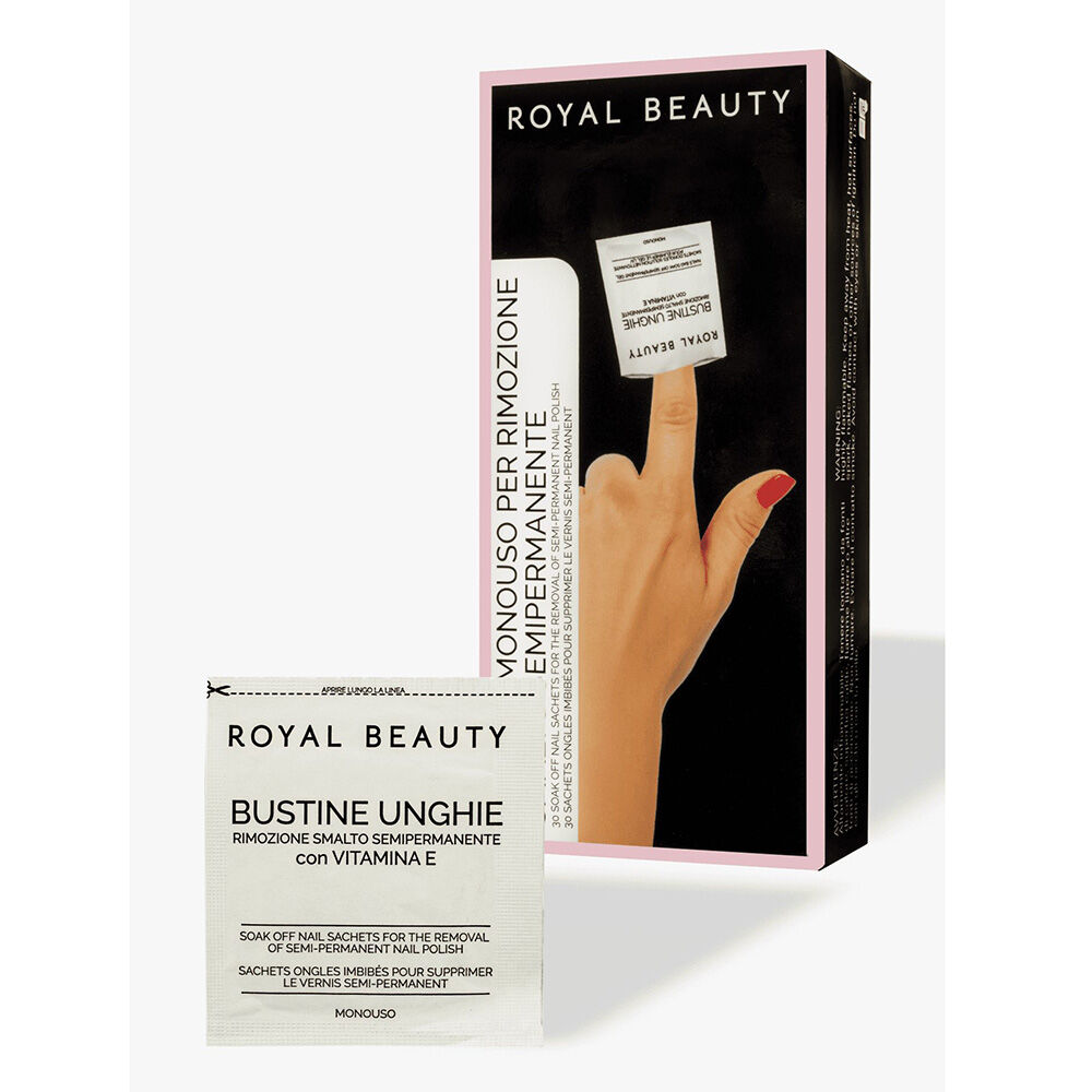 Royal Beauty Bustine Rimozione Smalto 30pz, , large