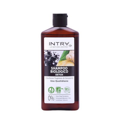 Intra Carbone Vegetale e Zenzero Shampoo Detox 250ml