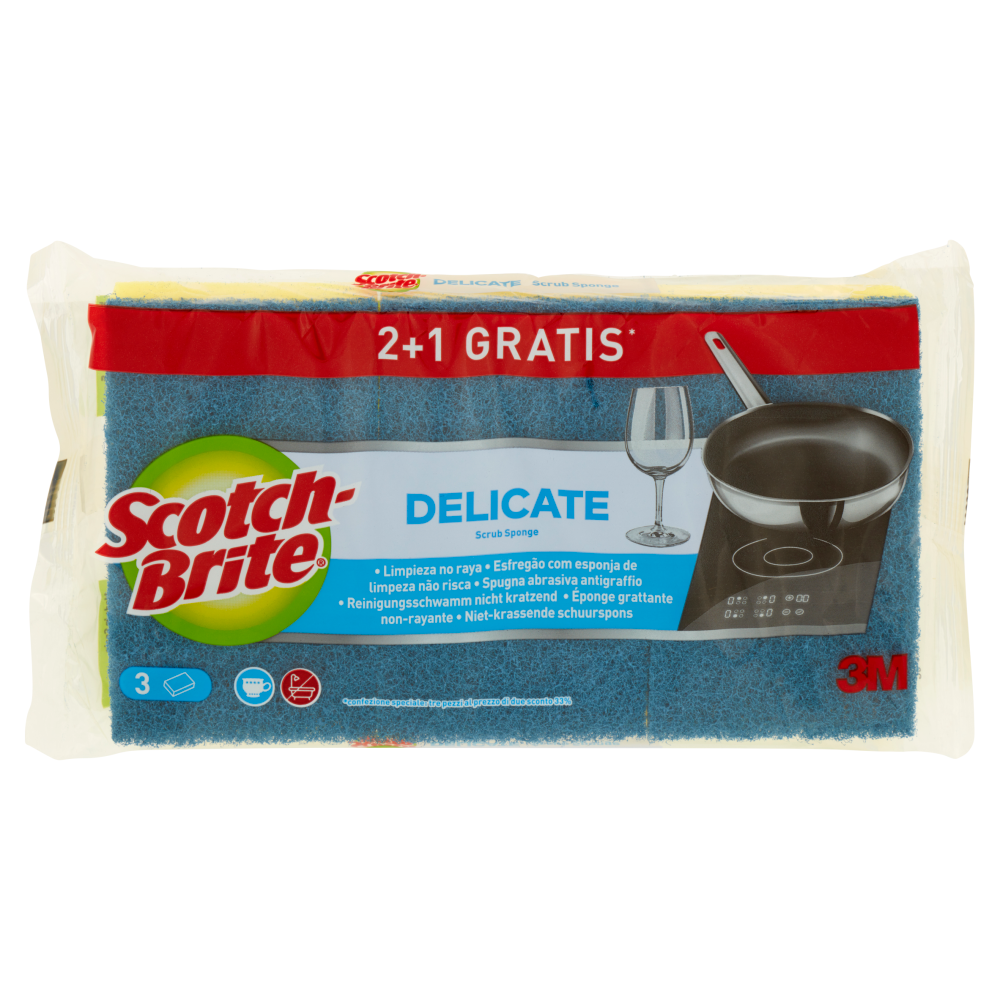 Scotch Brite Spugna Antigraffio 2+1,  Scotch Brite Spugna Antigraffio 2+1, , large