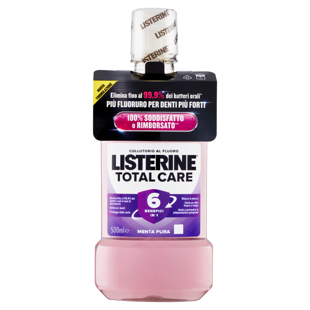 Listerine Total Care Menta Pura 500 ml - -