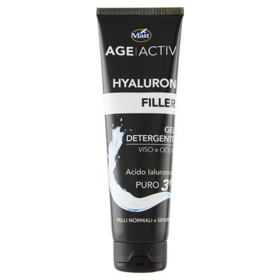 Matt Age Activ Acido Ialuronico Puro 3P Gel Detergente Idratante Delicato 150 ml