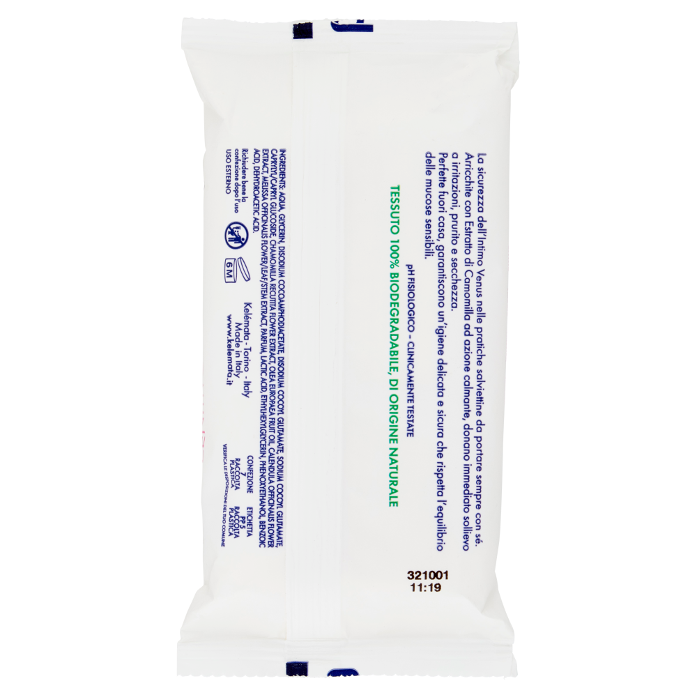 Venus Intimo Lenitivo Salviettine Intime 12 Pezzi, , large