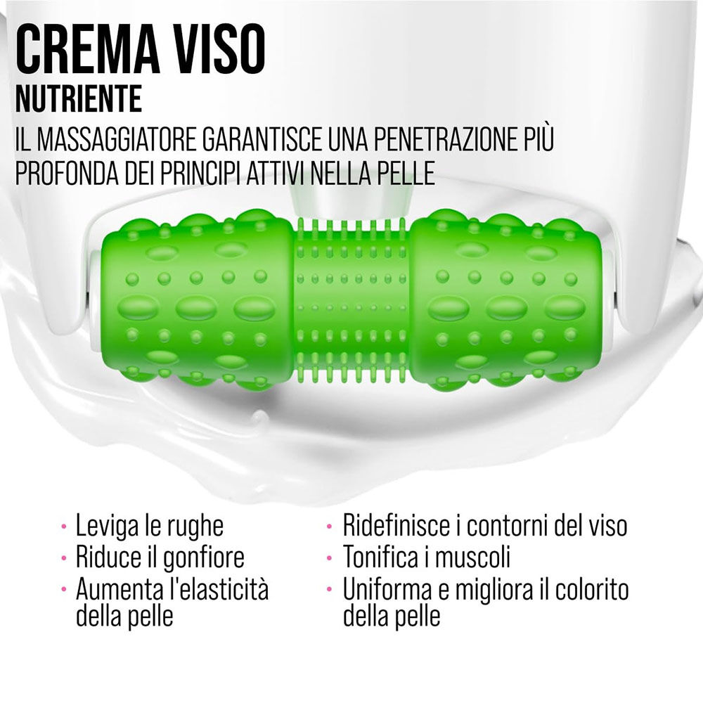 7Days Crema Viso Peptidi con Massaggiatore Eeffetto Lifting e Idratante 40 ml, , large