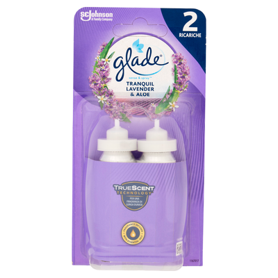Glade Sense & Spray Doppia Ricarica, Profumatore per Ambienti con Sensore, Lavanda e Gelsomino