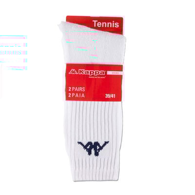 Kappa Calza Tennis Bianco 2 Paia Taglia 42/44