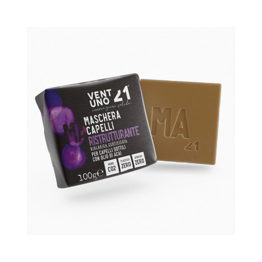 Ventuno Maschera Solida Riequilibrante 100g	, , large