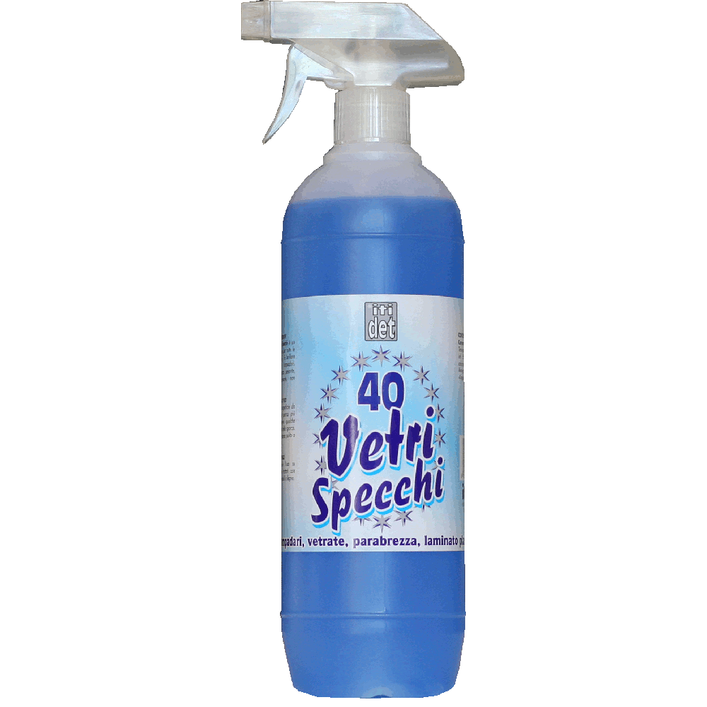 Itidet 40 Detergente Vetri e Specchi 750 ml - -