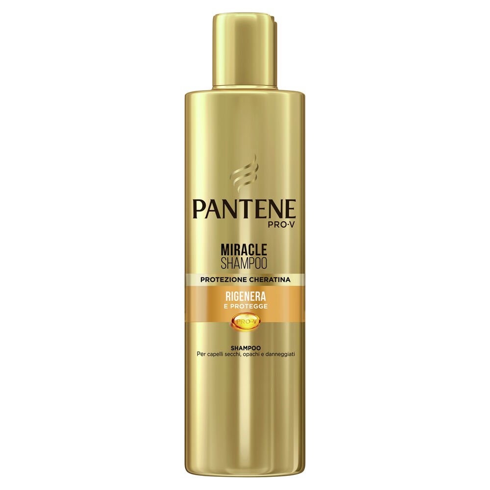 Pantene Pro-V Miracle Serum Shampoo Rigenera E Protegge, Con Peptidi Di Collagene 250 Ml - --image