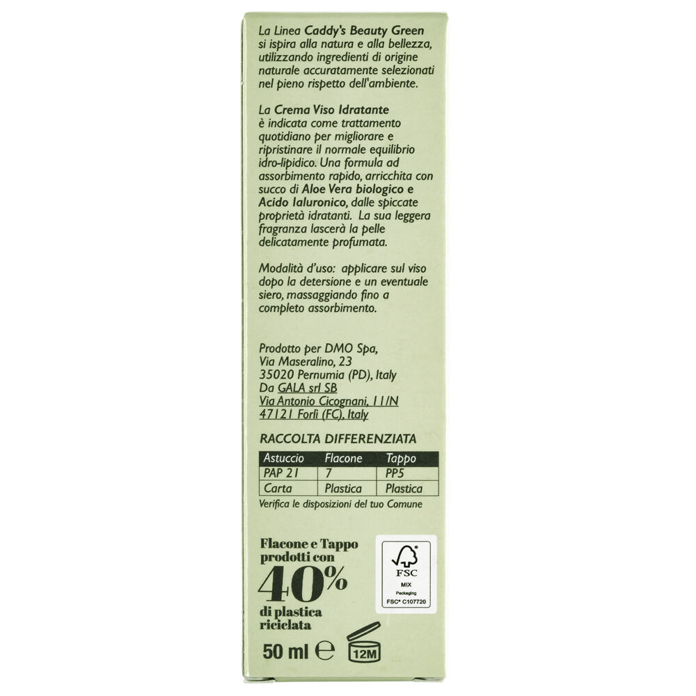 Caddy's Beauty Green Crema Viso Idratante 50 ml, , large