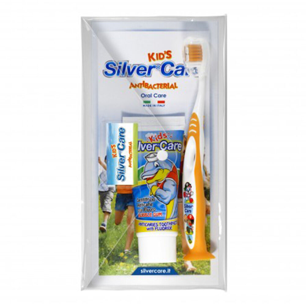 Silvercare Spazzolino + Dentifricio Kids 50ml, , large