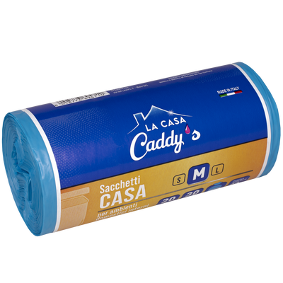 Caddy's Sacchetti M Azzurro 50x60 20 Pezzi