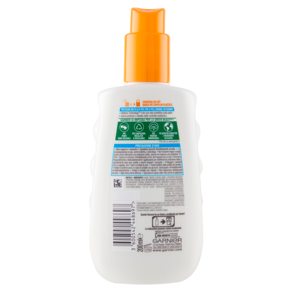 Ambre Solaire Sensitive Advanced Kids Protezione Solare Dry Mist Spf 50+ 200 ml, , large