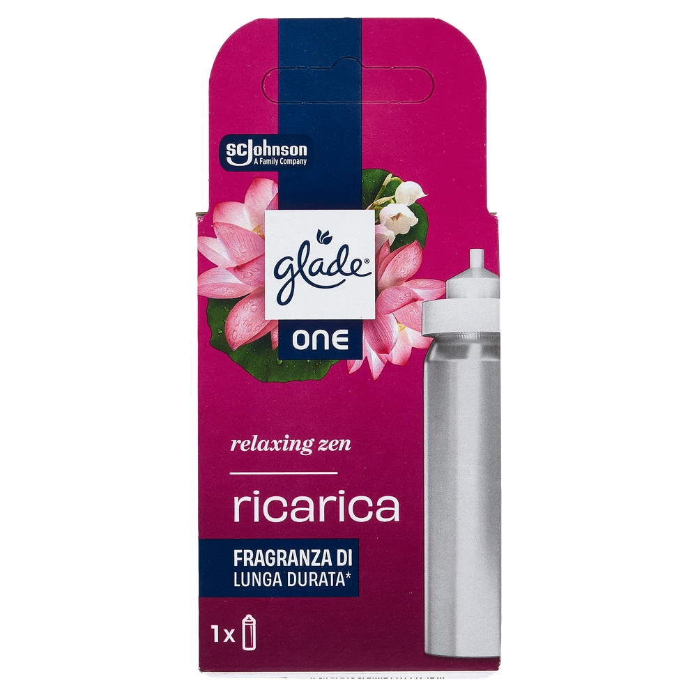 Glade ONE Ricarica Profumatore per Ambienti Relaxing Zen 10ml, , large