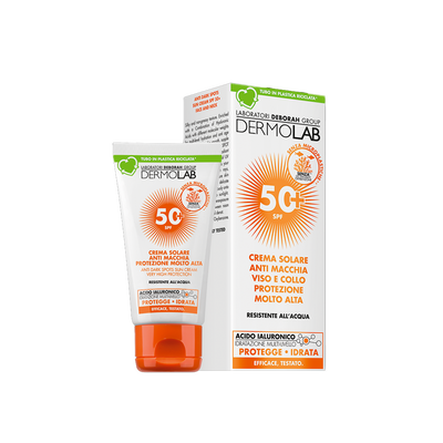 Dermolab Crema Solare Viso e Collo SPF 50+ 50ml