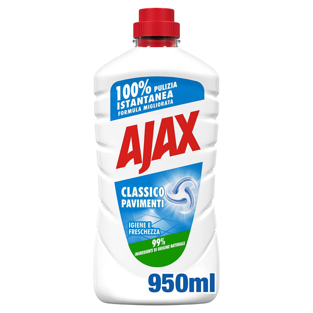 Ajax Classico Floors Rastrellamento Liquido 12 X 950ml - Rimuove 100% of E - Immagine 2