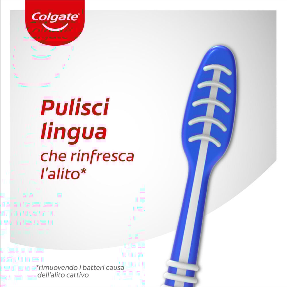 Colgate Spazzolino Extra Clean Medio 2 Pezzi, , large