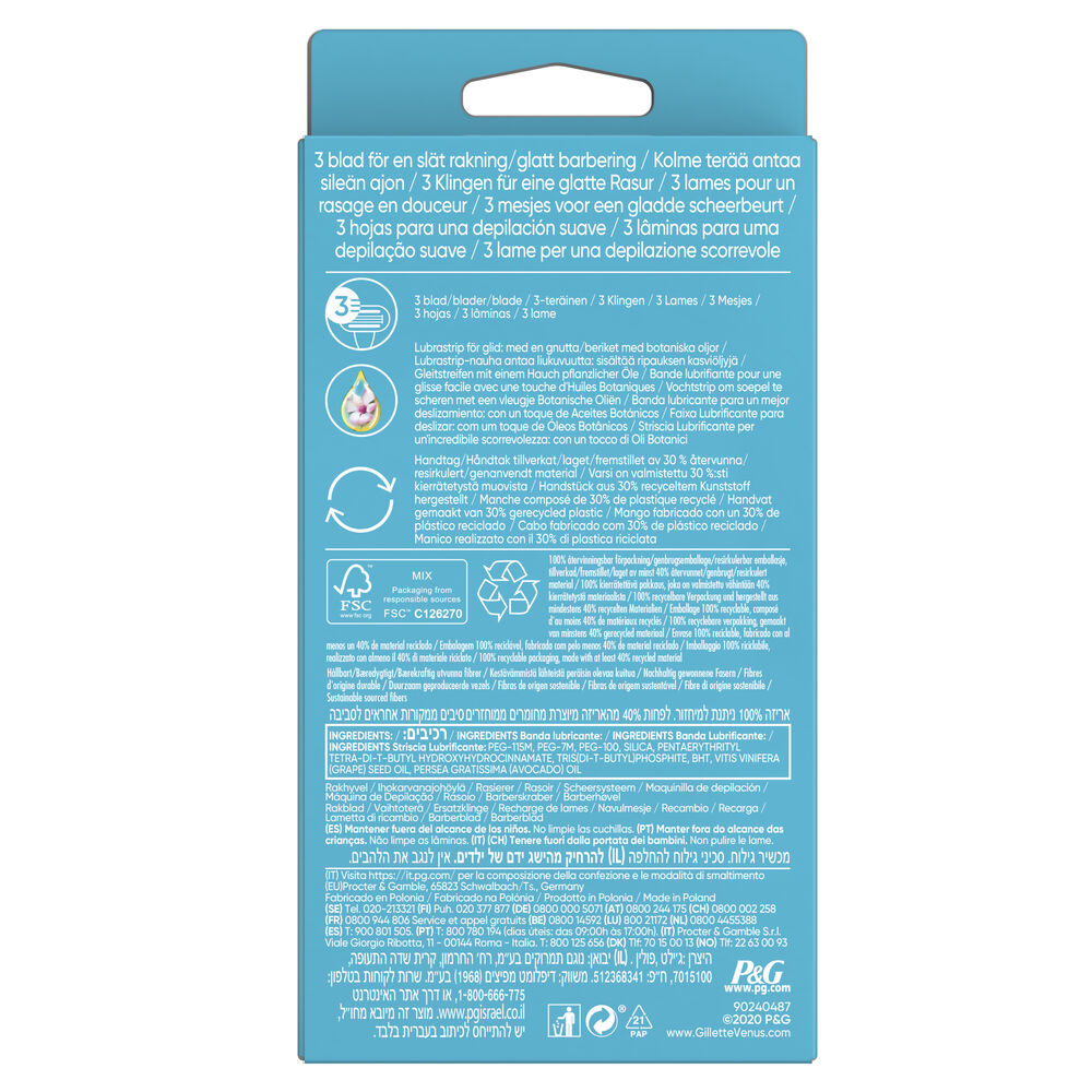 Gillette Venus Smooth Manico + 2 Lame, , large