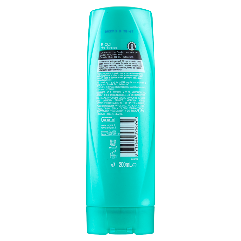Sunsilk Ricci Da Domare Balsamo 200 ml, , large