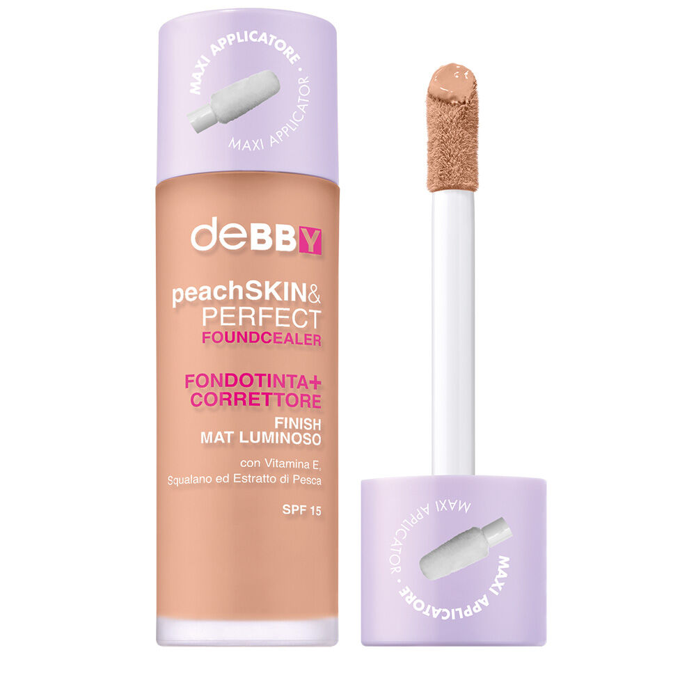 Debby Peach Skin & Perfect Foundcealer N.02, , large