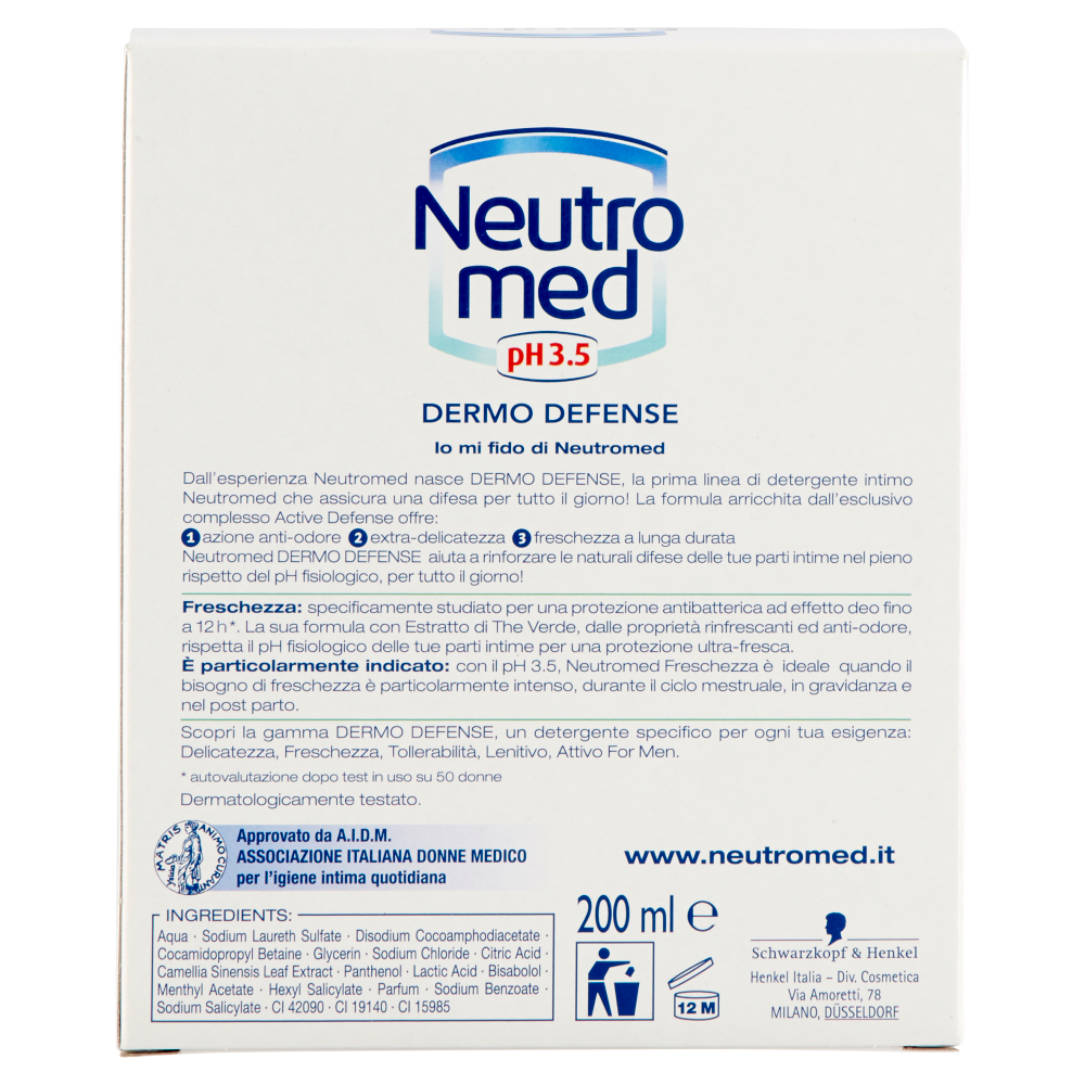 Neutromed Dermo Defense Fresh Detergente Intimo 200 ml, , large