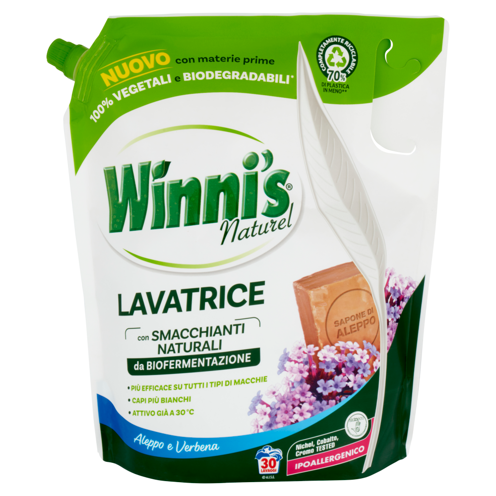 Winni's Naturel Lavatrice Aleppo e Verbena 30 Lavaggi 1,35 l, , large