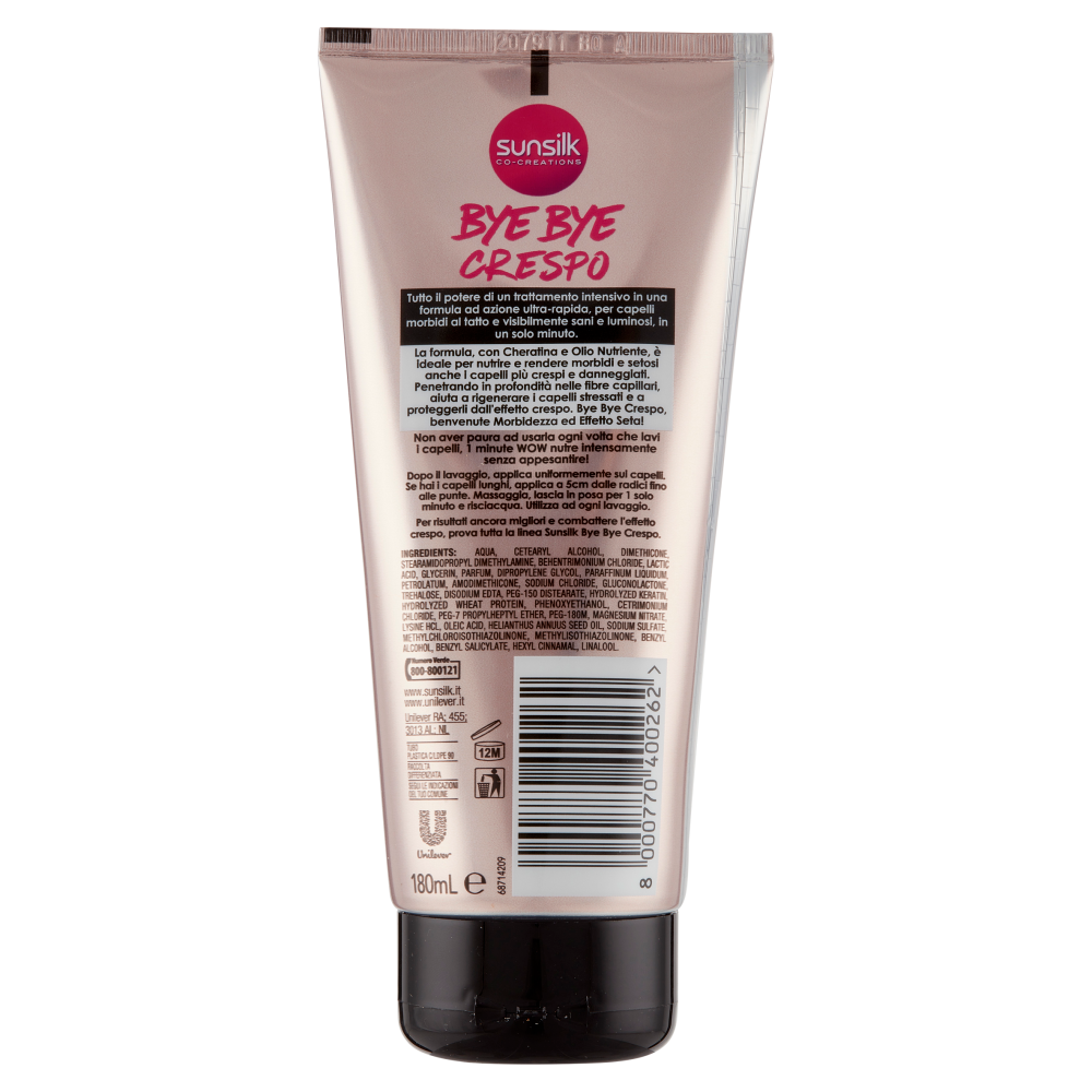 Sunsilk Trattamento Intensivo 1 Minute Wow! Bye Bye Crespo 180 ml, , large