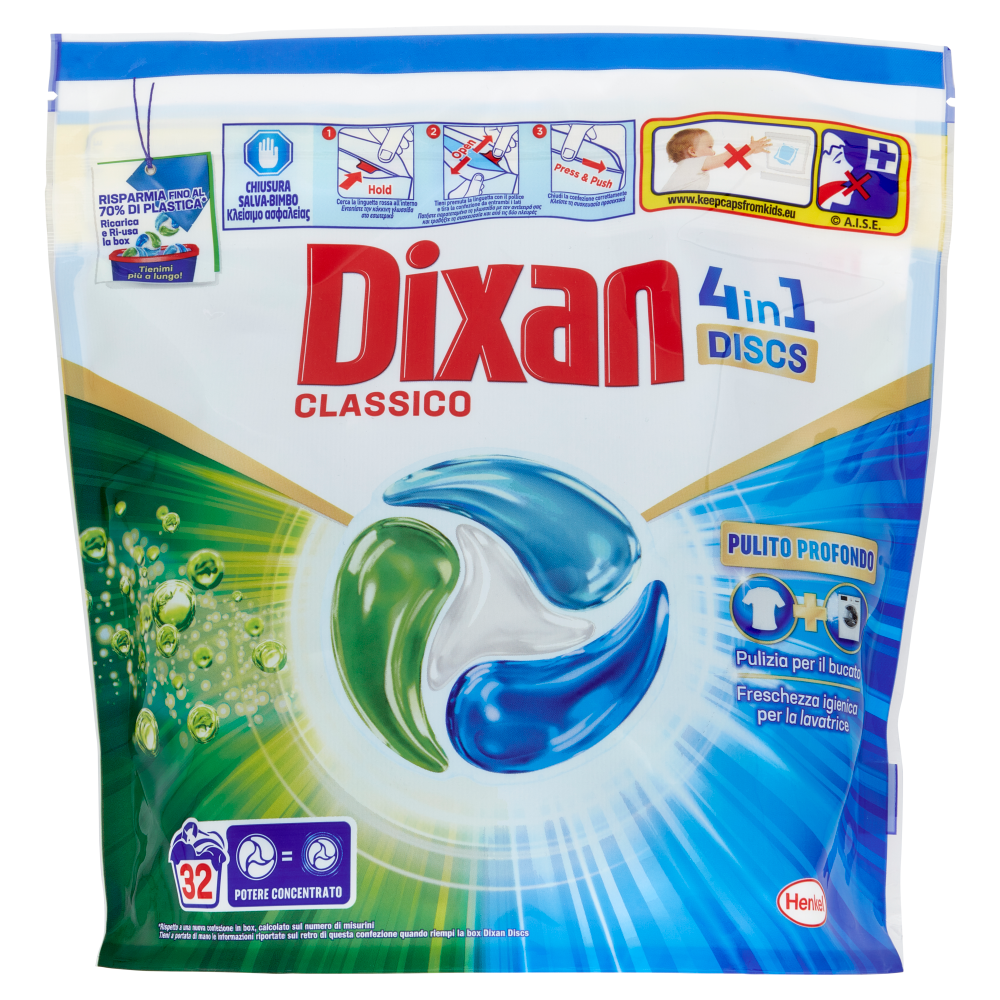 Dixan Discs Classico 32 Pz - -