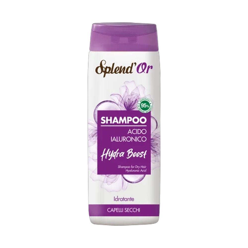 1 Flacone Splend'or Shampoo Acido Ialuronico Hydra Boost Capelli Secchi Idratant - Immagine 4