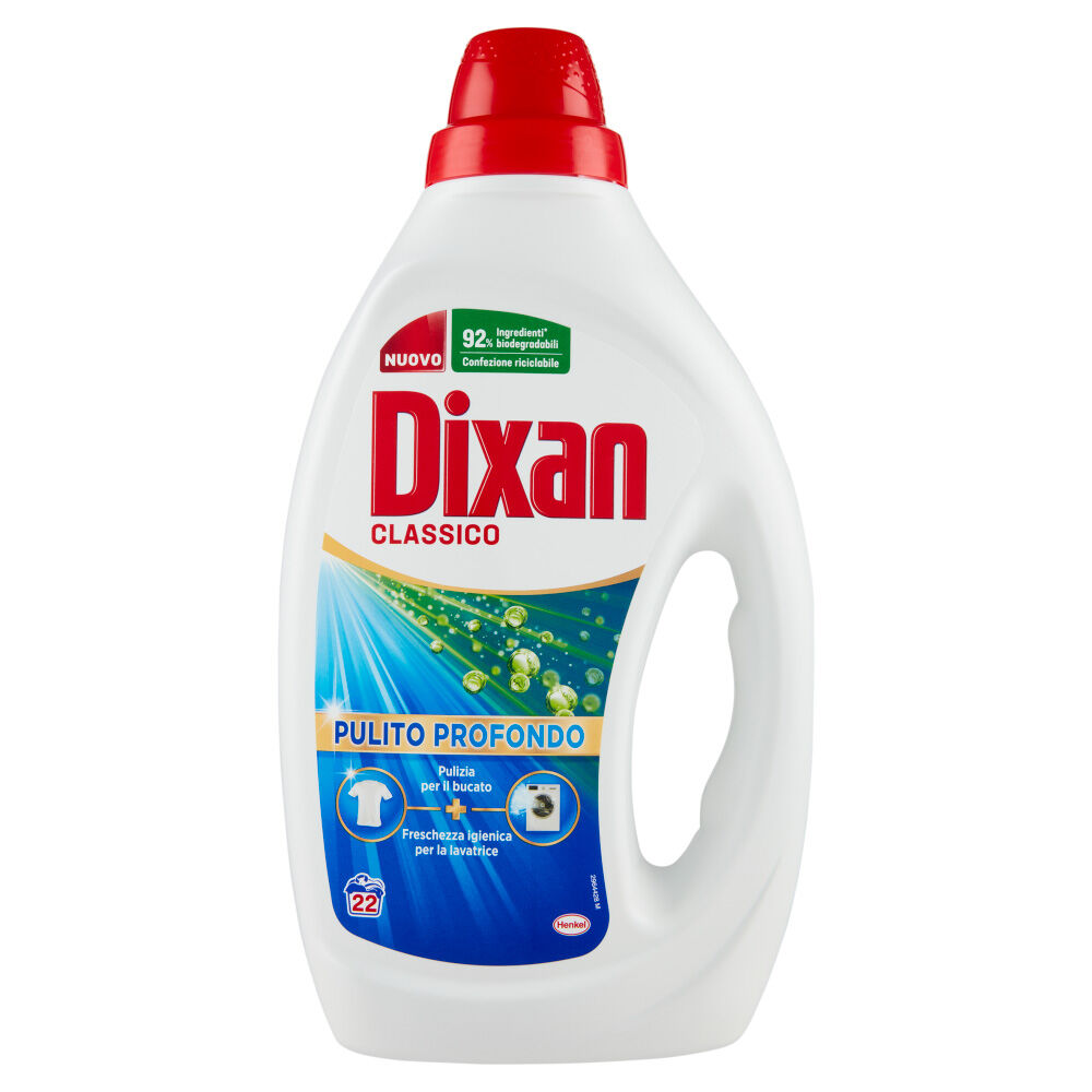 Dixan Liquido Classico 22 Lavaggi 990ml, , large