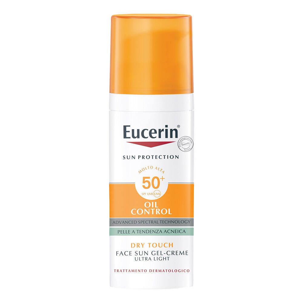 Eucerin Sun Gel-Creme Oil Control Tocco Secco Spf 50+ 50 ml, , large