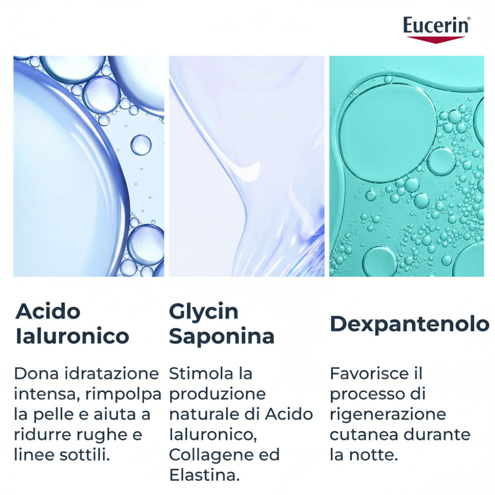 Eucerin Hyaluron-Filler + 3x Effect Crema Notte 50 ml, , large