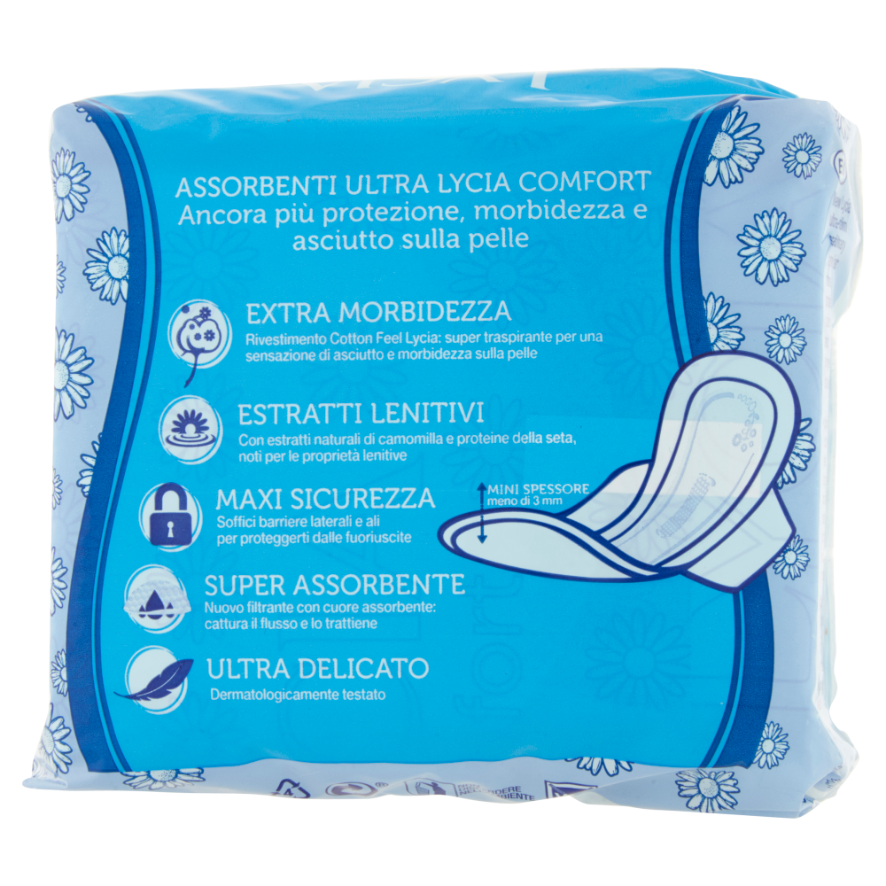 Lycia Assorbenti Ultra Lungo con Ali 12 Pezzi, , large