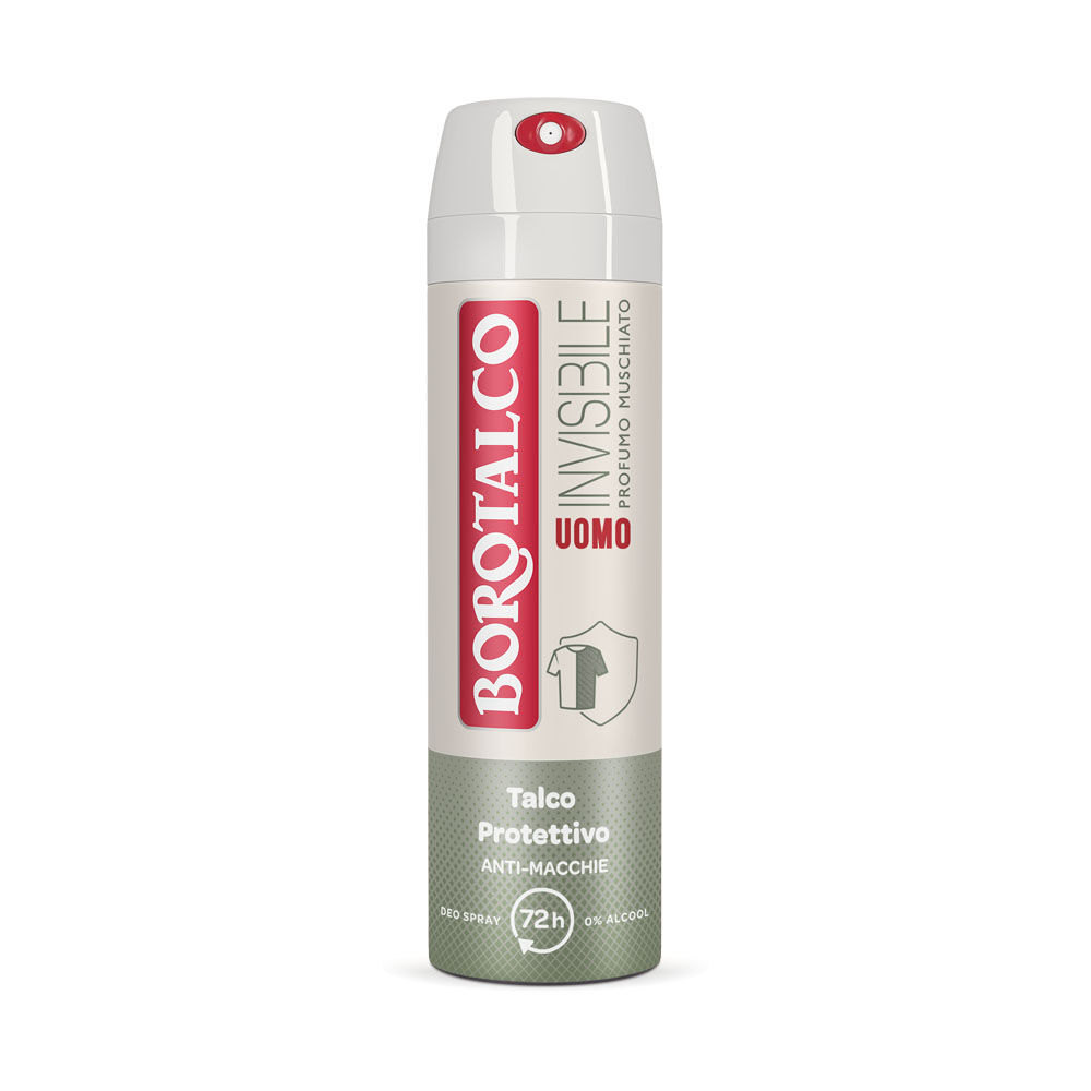 Borotalco Uomo Deodorante Spray Invisible 150ml, , large
