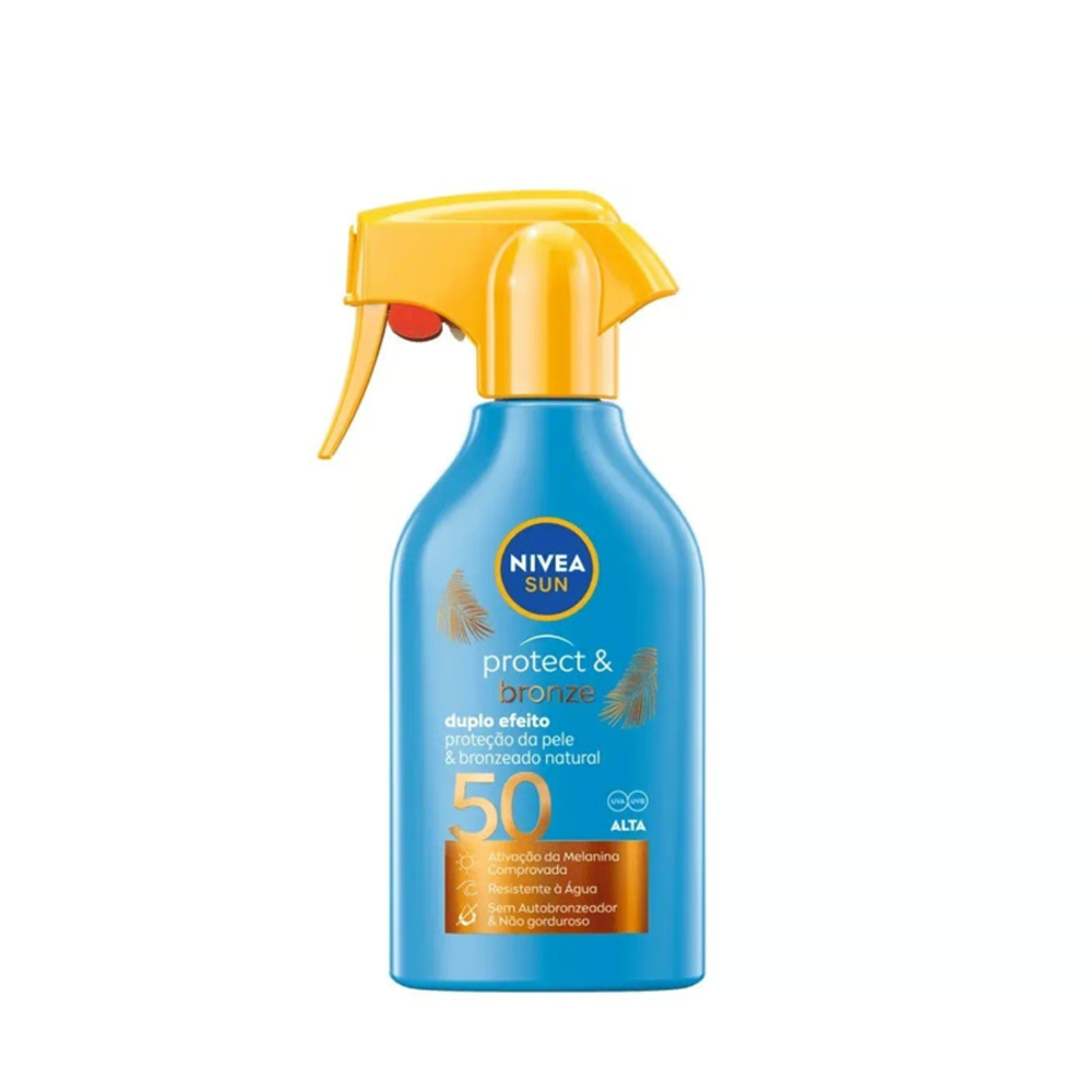 Nivea Sun Spray Protect & Bronze SPF 50+ 250 ml - -