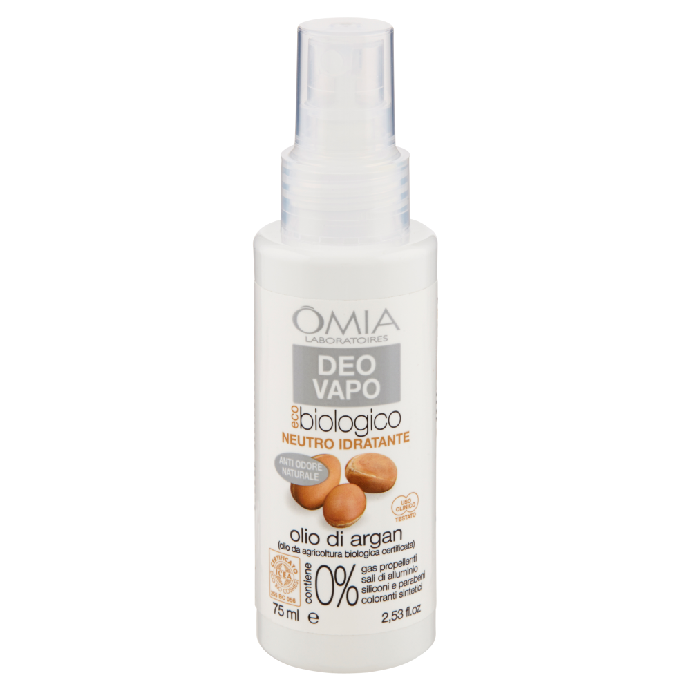 Omia Ecobiologico Deodorante No Gas Argan 75ml, , large