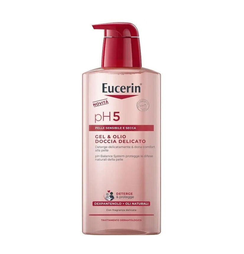 Eucerin Olio Doccia Delicato pH 5 400 ml - -