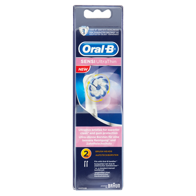Oral-B Sensitive Clean 2 Testine di Ricambio per Spazzolino Elettrico Ricaricabile