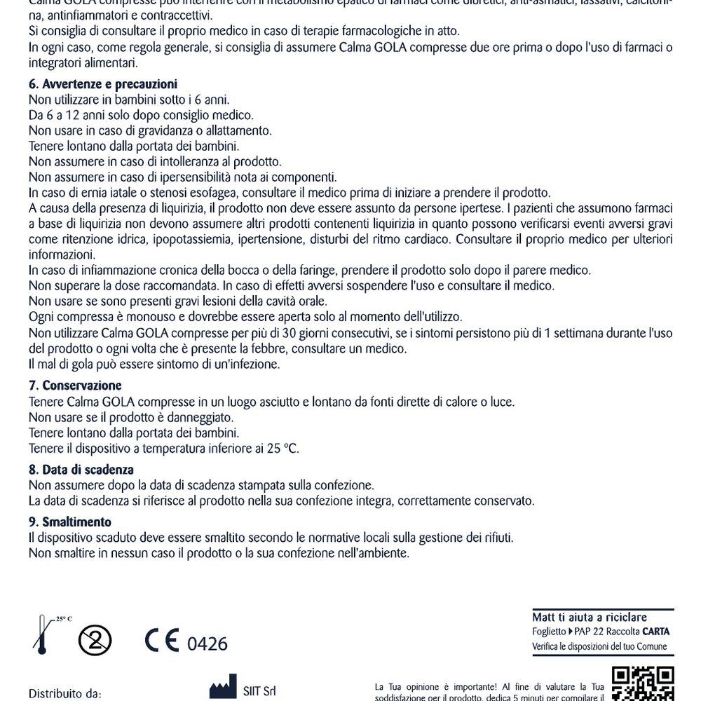 Matt Calma Gola 24 Compresse, , large