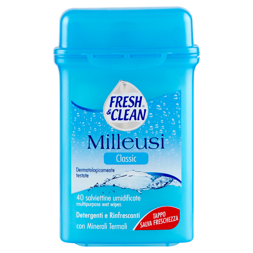 Fresh & Clean Salviette Milleusi Assortite 40 Pezzi, , large