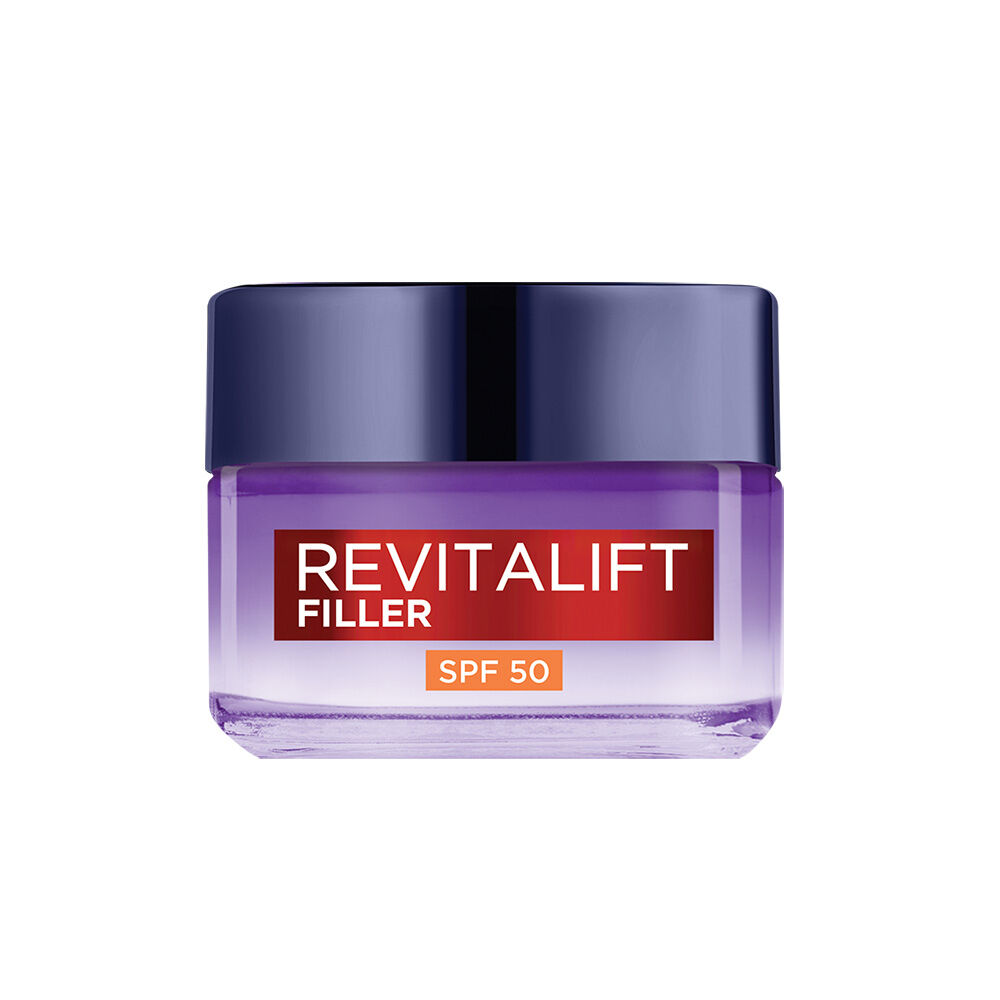 L'Or&eacute;al Paris Crema Viso Revitalift Filler Antirughe Rivolumizzante con Acido Ialuronico Spf 50 50 ml, , large