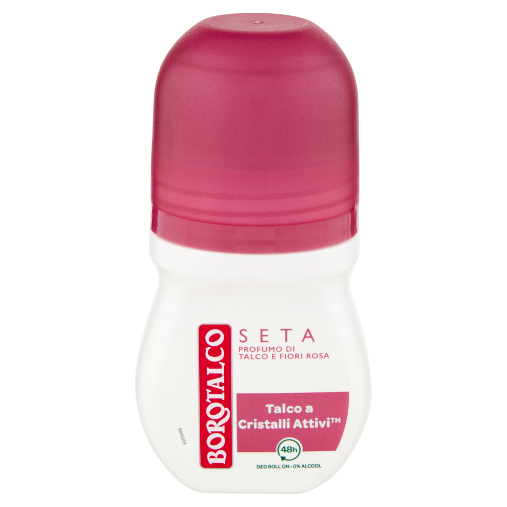 Borotalco Seta Profumo di Talco e Fiori Rosa Deo Roll On 50 ml - -
