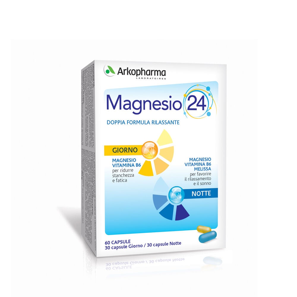 Arkopharma Magnesio 24 Contro Stress E Insonnia 60 Capsule Giorno E Notte - Immagine 9