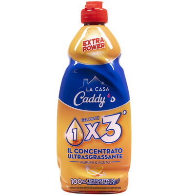 Caddy's Detersivo Piatti Concentrato Agrumi e Aceto 500ml	