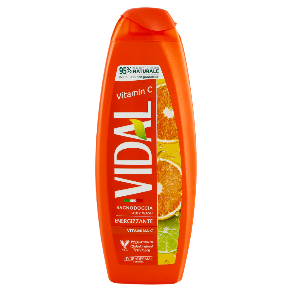 Vidal Vitamin C Bagnodoccia Energizzante Vitamina C 500 ml, , large