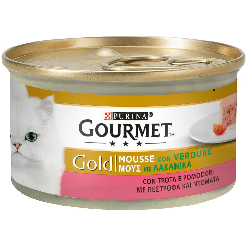 Gourmet Gold mousse trota e pomodorini 85 gr, , large