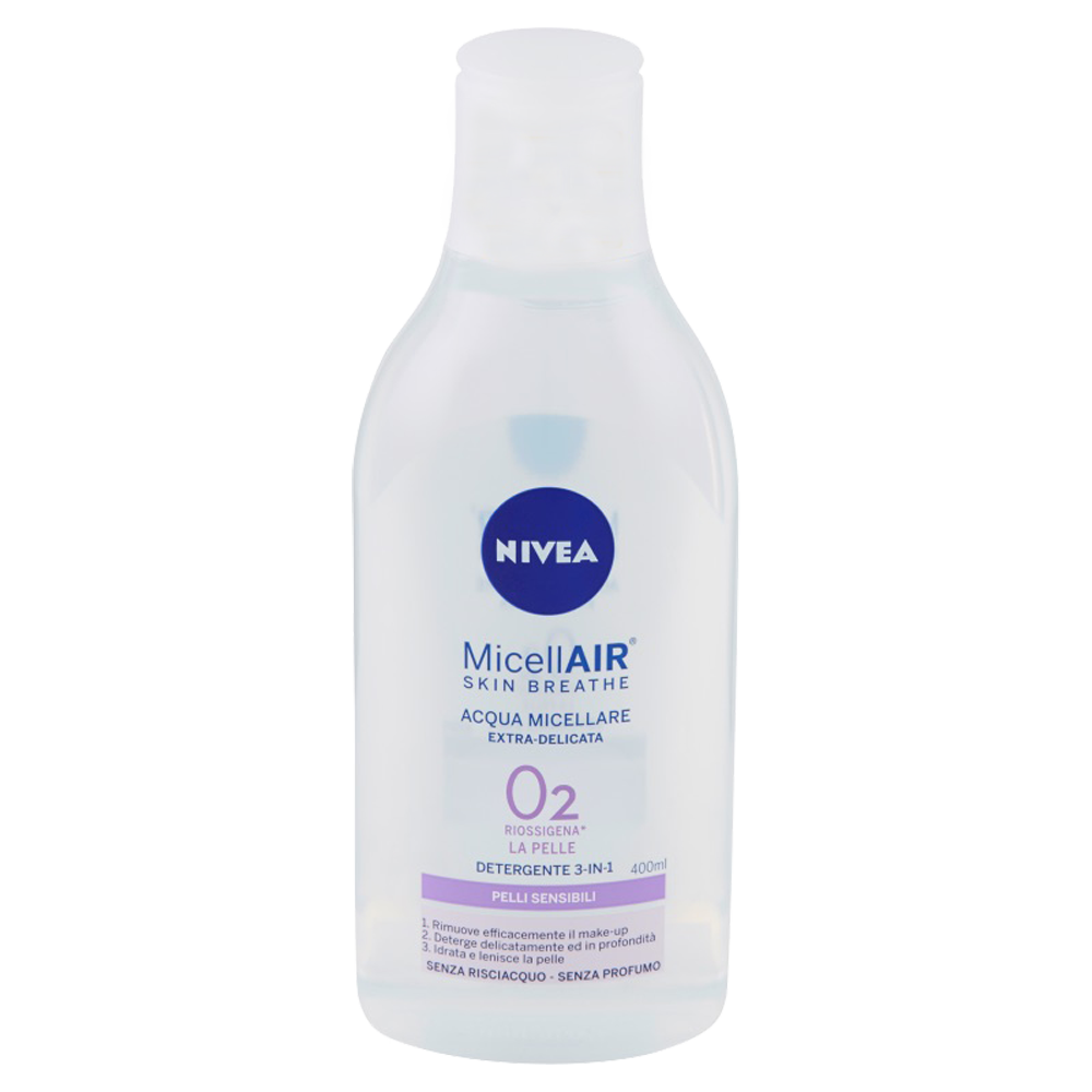 Nivea MicellAir Acqua Micellare Extra-Delicata 3in1 400 ml - -