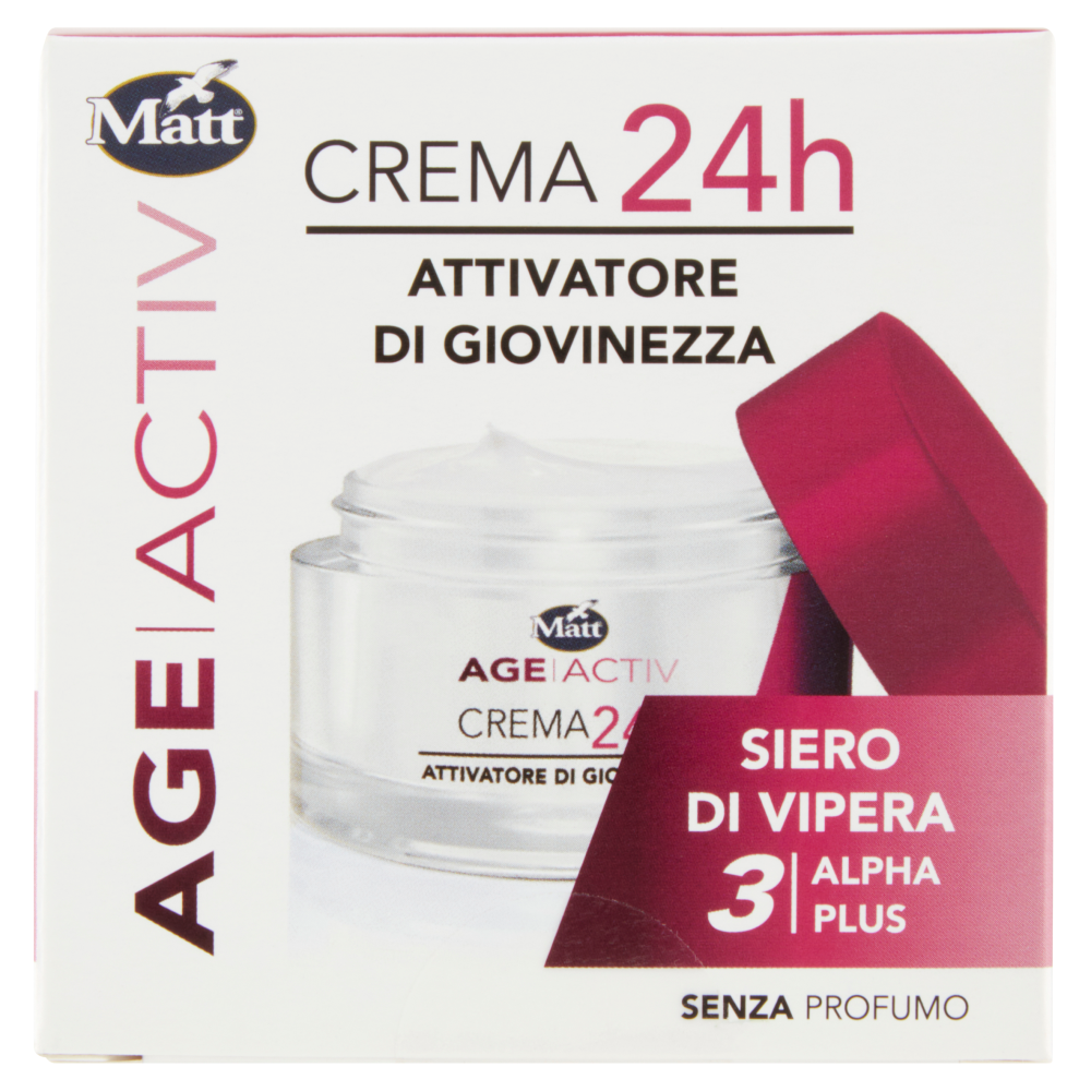 Matt Age Activ Crema 24h Attivatore di Giovinezza Siero di Vipera 3 Alpha Plus 50 ml, , large