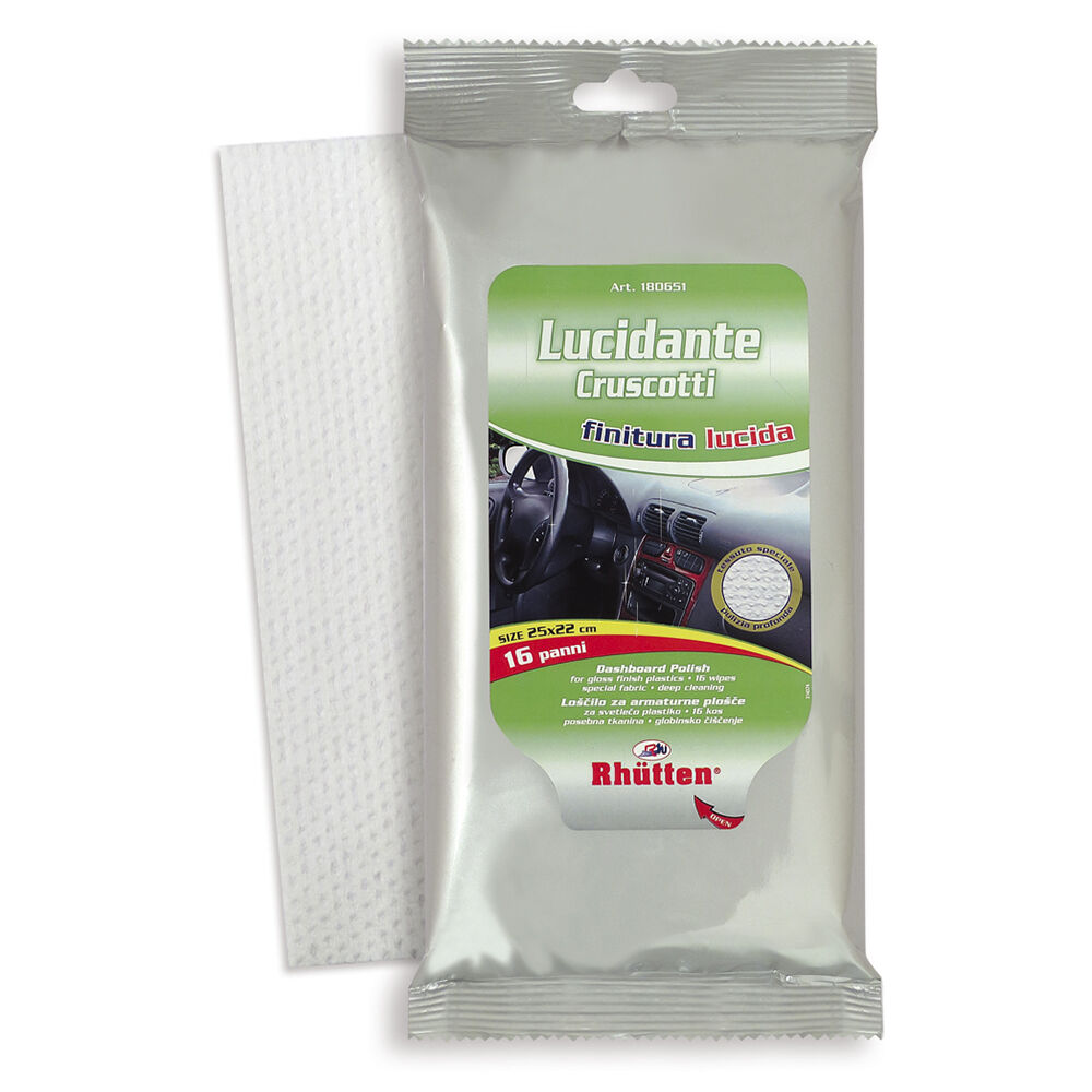 Rhutten Lucida Cruscotto 16 Salviette Umidificate, , large