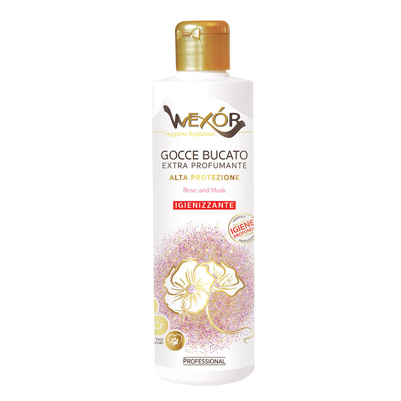Wexor Gocce Bucato Igienizzanti Rose and Musk 235 ml - -