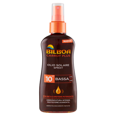 Bilboa Carrot Plus Olio Solare Spray Spf 10  200 ml